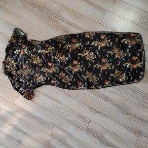 Cielo Lulu Silk Asian Print Dress